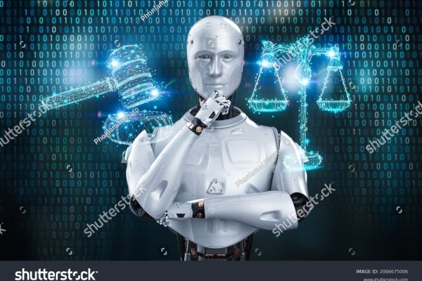 stock-photo-cyber-law-or-internet-law-concept-with-d-rendering-ai-robot-and-law-scale-and-gavel-judge-2066675006